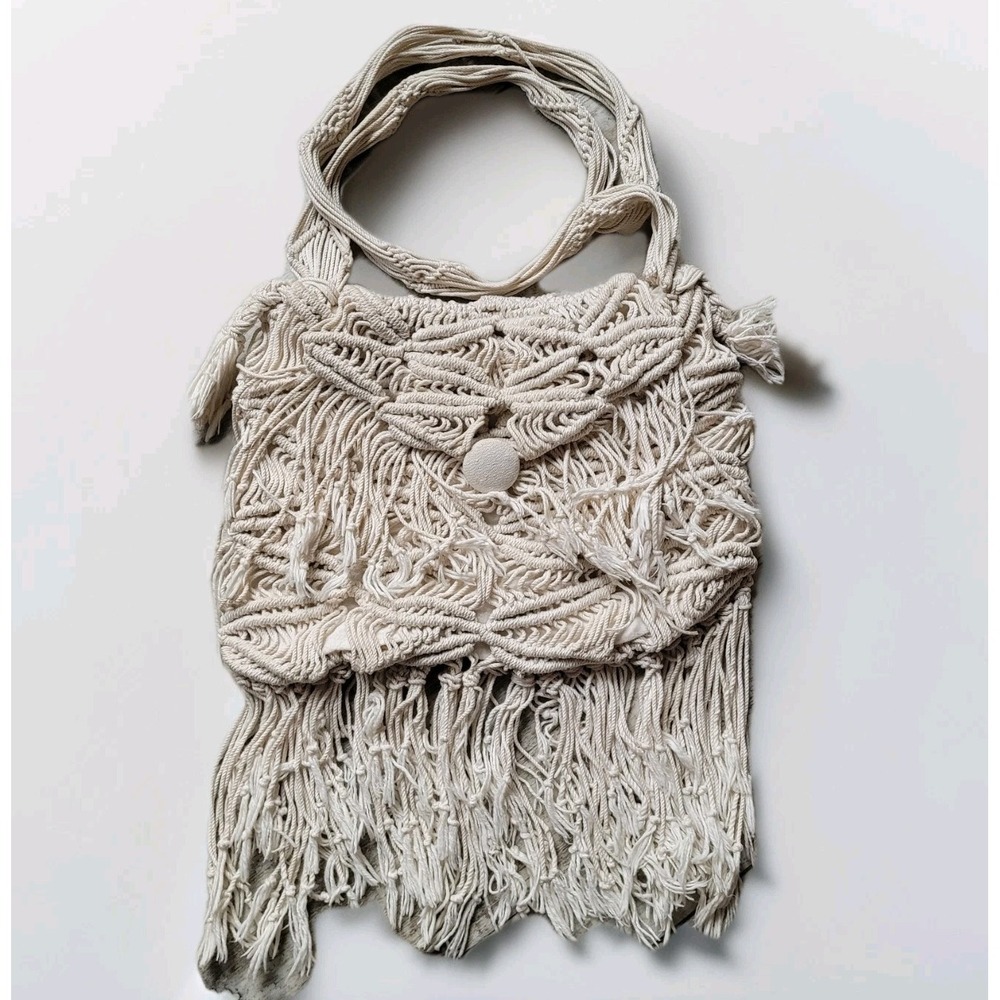 Lightweight Artisan Fringe Crossbody Neutral Cord Summer 2026 Essential Festival